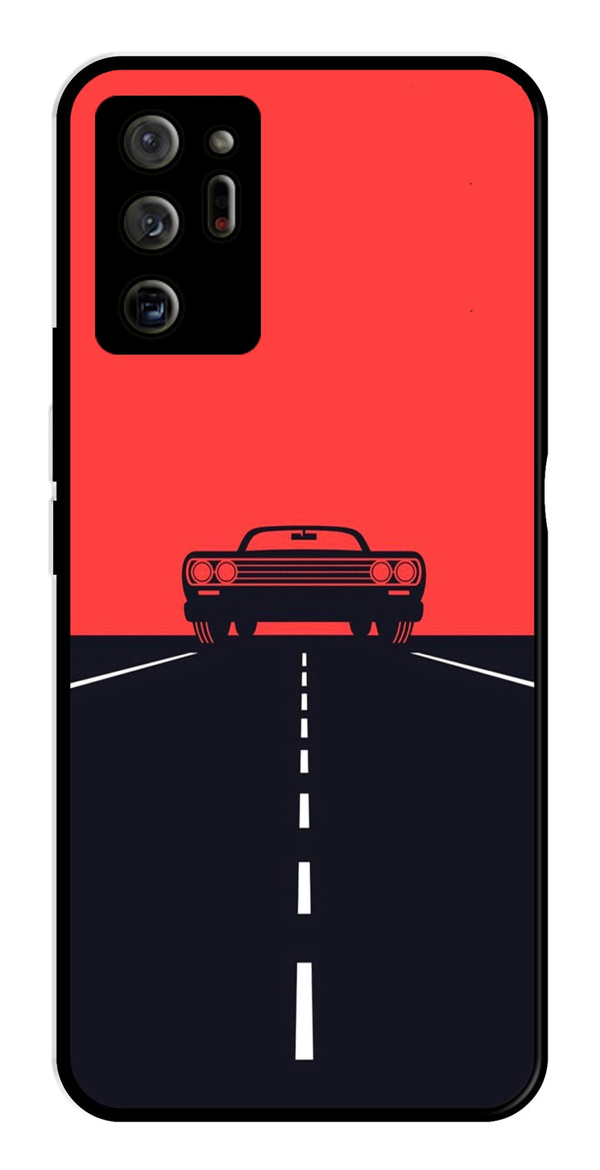 Car Lover Metal Mobile Case for Samsung Galaxy Note 20 Ultra   (Design No -21)