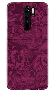 Purple Backround Mobile Back Case for Xiaomi Redmi 9 Prime (Design - 22)