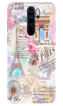 Paris Eiftel Tower Mobile Back Case for Xiaomi Redmi 9 Prime (Design - 54)