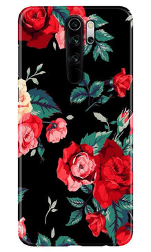 Red Rose2 Mobile Back Case for Poco M2 (Design - 81)