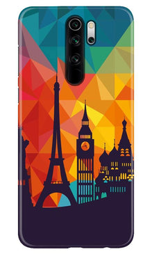 Eiffel Tower2 Mobile Back Case for Poco M2 (Design - 91)