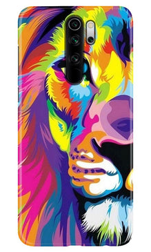 Colorful Lion Mobile Back Case for Poco M2  (Design - 110)