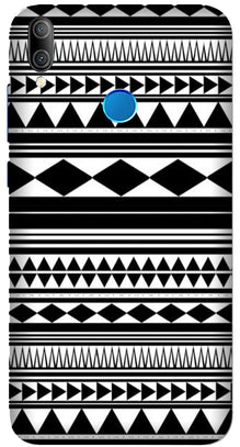 Black white Pattern Case for Realme 3 Pro