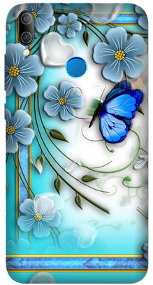 Blue Butterfly Mobile Back Case for Huawei Nova 3i (Design - 21)