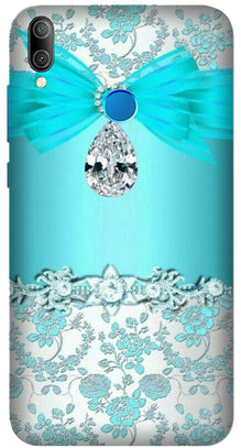 Shinny Blue Background Mobile Back Case for Huawei Nova 3i (Design - 32)