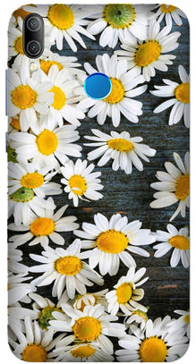 White flowers2 Mobile Back Case for Huawei Nova 3i (Design - 62)