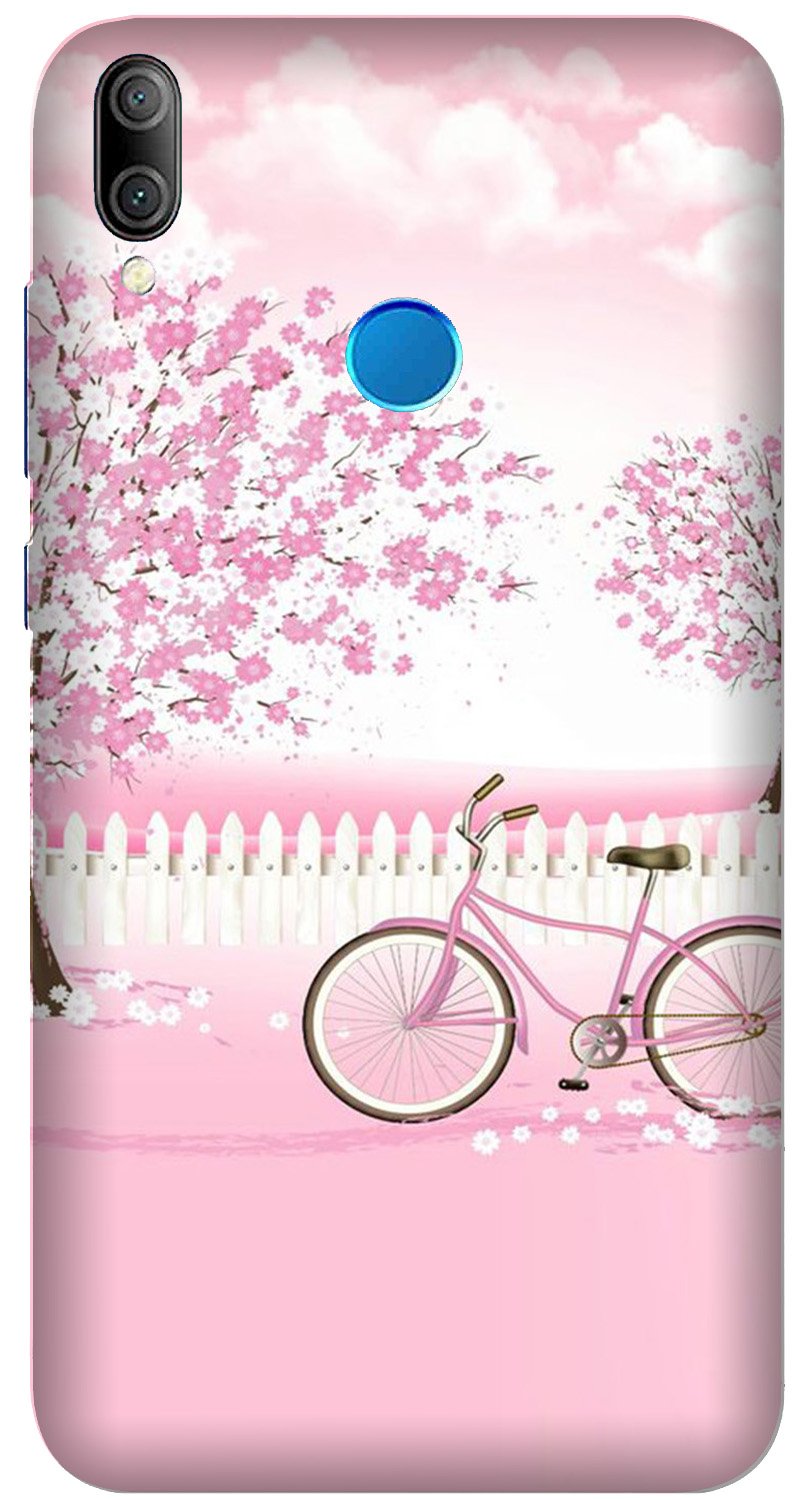 Pink Flowers Cycle Case for Huawei Nova 3i(Design - 102)