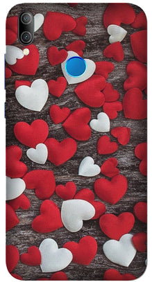 Red White Hearts Case for Realme 3 Pro  (Design - 105)