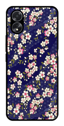 Flower Design Metal Mobile Case for Oppo A38