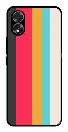 Muted Rainbow Metal Mobile Case for Oppo A18