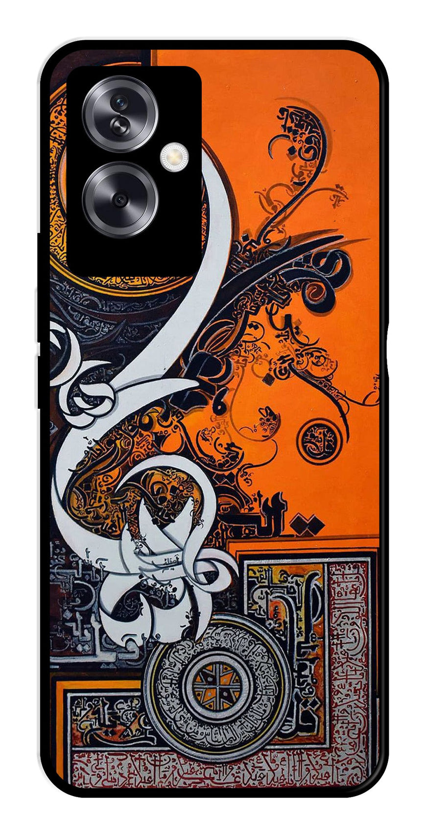 Qalander Art Metal Mobile Case for Oppo A79 5G    (Design No -16)