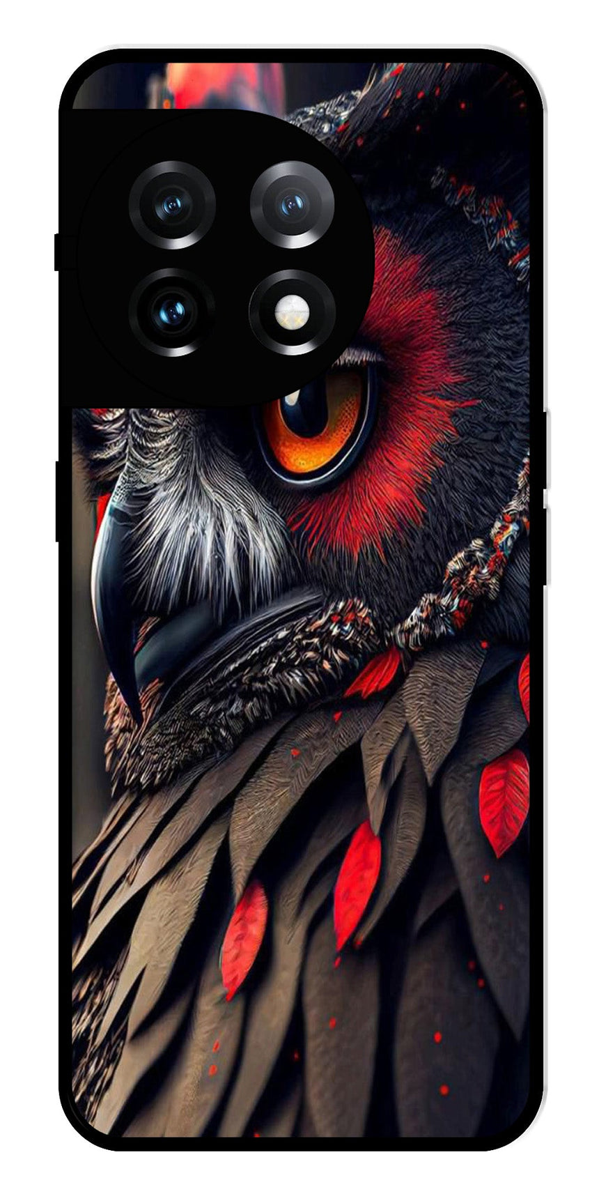 Owl Design Metal Mobile Case for OnePlus 11R 5G Metal Case