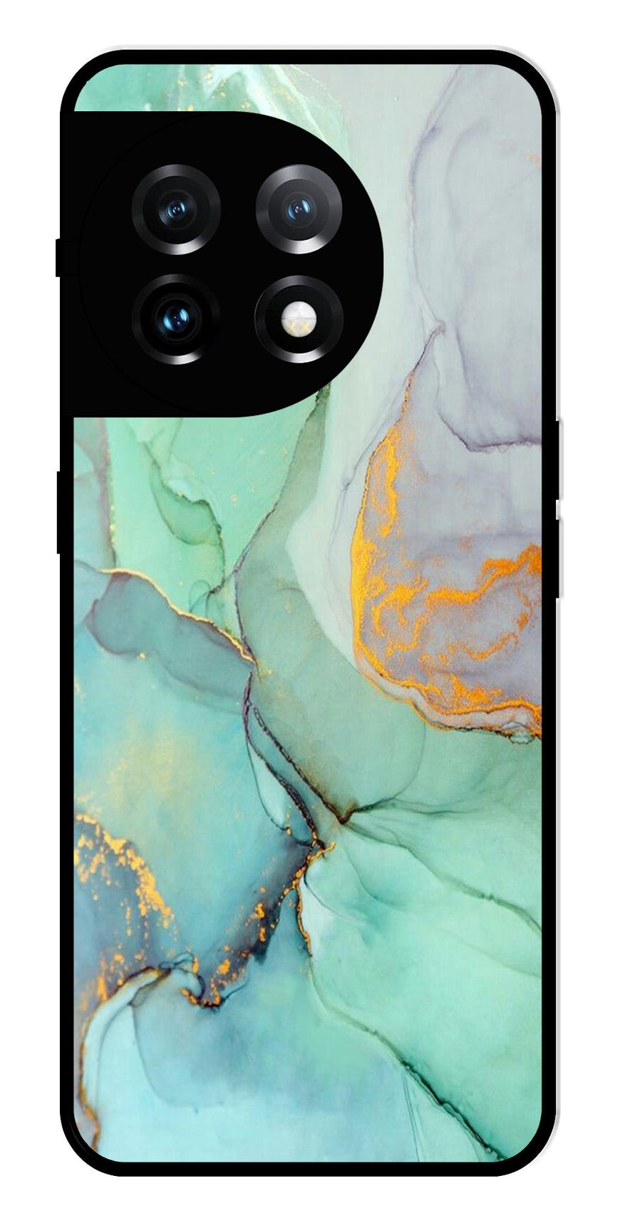 Marble Design Metal Mobile Case for OnePlus 11R 5G Metal Case