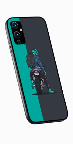 Bike Lover Metal Mobile Case for OnePlus 9   (Design No -05)