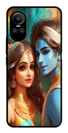 Lord Radha Krishna Metal Mobile Case for Oppo Reno 10 5G