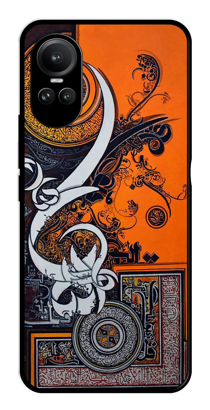 Qalander Art Metal Mobile Case for Oppo Reno 10 Pro 5G   (Design No -16)