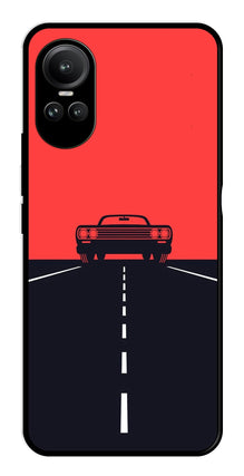 Car Lover Metal Mobile Case for Oppo Reno 10 5G