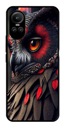 Owl Design Metal Mobile Case for Oppo Reno 10 5G