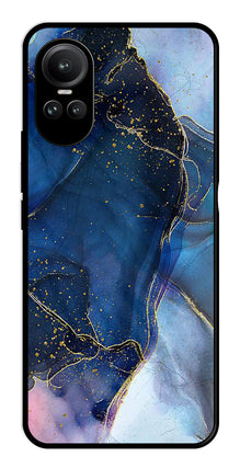 Blue Marble Metal Mobile Case for Oppo Reno 10 5G