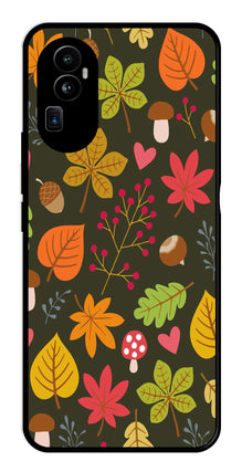 Leaves Design Metal Mobile Case for Oppo Reno 10 Pro Plus 5G