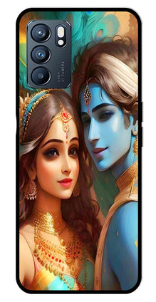 Lord Radha Krishna Metal Mobile Case for Oppo Reno 6 5G