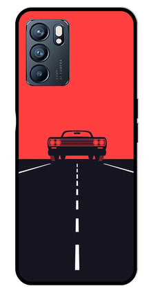 Car Lover Metal Mobile Case for Oppo Reno 6 5G