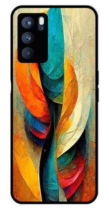 Modern Art Metal Mobile Case for Oppo Reno 6 Pro 5G