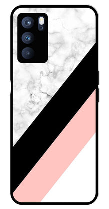 Marble Design Metal Mobile Case for Oppo Reno 6 Pro 5G