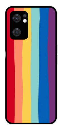 Rainbow MultiColor Metal Mobile Case for Oppo Reno 7 5G