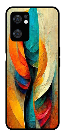 Modern Art Metal Mobile Case for Oppo Reno 7 5G