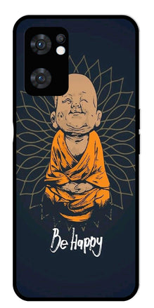 Be Happy Metal Mobile Case for Oppo Reno 7 5G