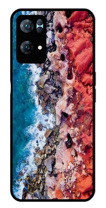 Sea Shore Metal Mobile Case for Oppo Reno 7 Pro 5G