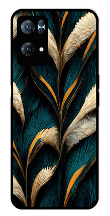 Feathers Metal Mobile Case for Oppo Reno 7 Pro 5G