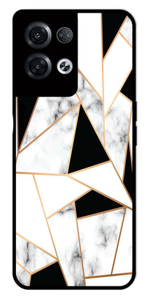 Marble Design2 Metal Mobile Case for Oppo Reno 8 Pro 5G