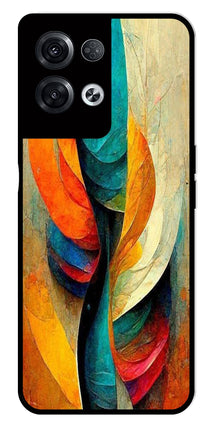 Modern Art Metal Mobile Case for Oppo Reno 8 Pro 5G