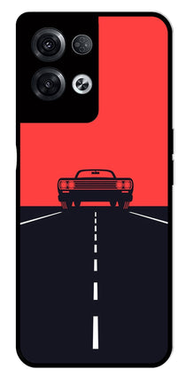 Car Lover Metal Mobile Case for Oppo Reno 8 Pro 5G