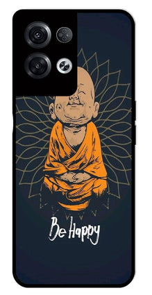 Be Happy Metal Mobile Case for Oppo Reno 8 Pro 5G