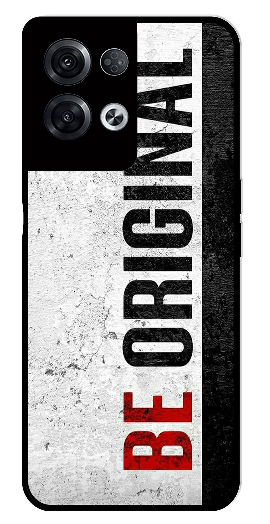 Be Original Metal Mobile Case for Oppo Reno 8 Pro 5G   (Design No -38)