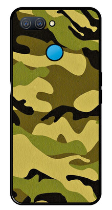 Army Pattern Metal Mobile Case for Oppo A12