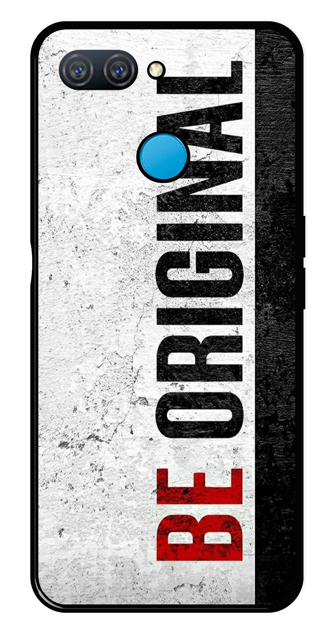 Be Original Metal Mobile Case for Oppo A12   (Design No -38)