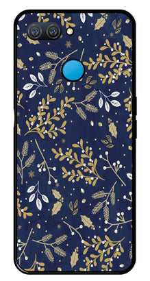 Floral Pattern  Metal Mobile Case for Oppo A12