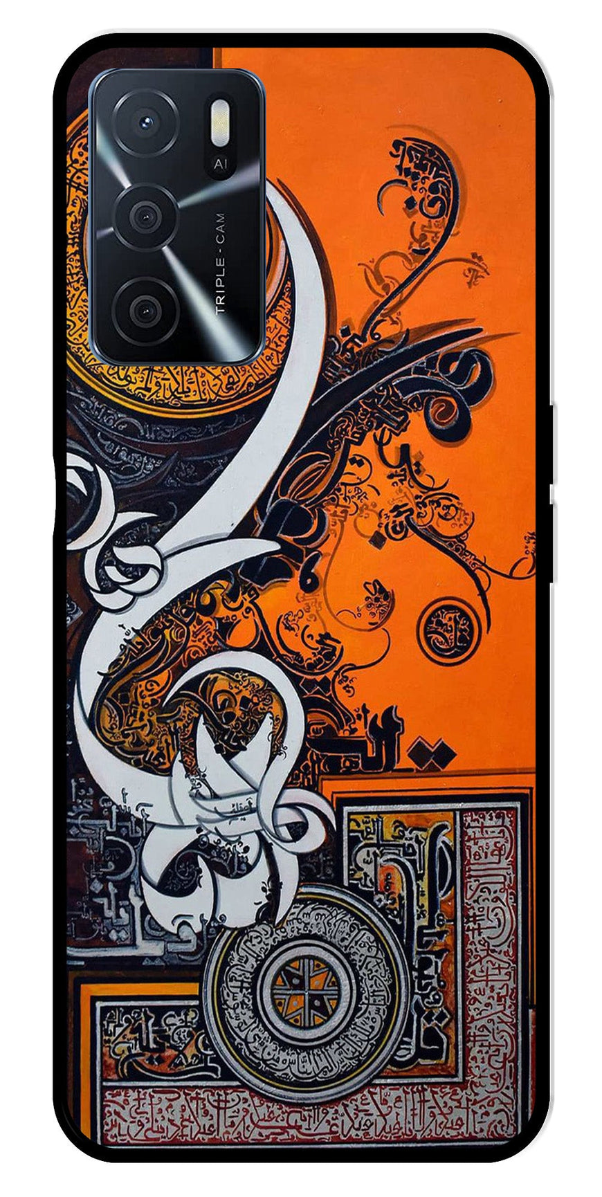 Qalander Art Metal Mobile Case for Oppo A16   (Design No -16)