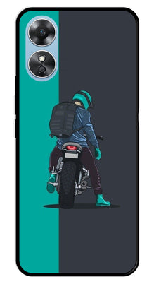 Bike Lover Metal Mobile Case for Oppo A17