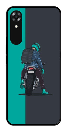 Bike Lover Metal Mobile Case for Oppo A17K