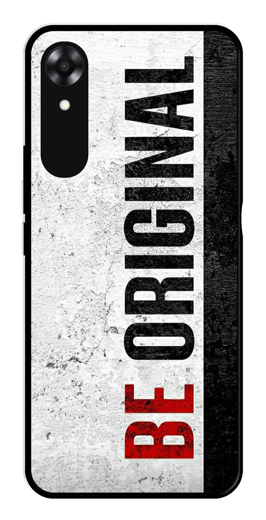 Be Original Metal Mobile Case for Oppo A17K   (Design No -38)