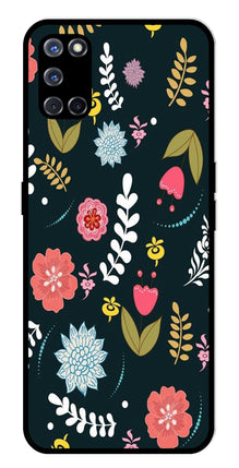 Floral Pattern2 Metal Mobile Case for Oppo A52