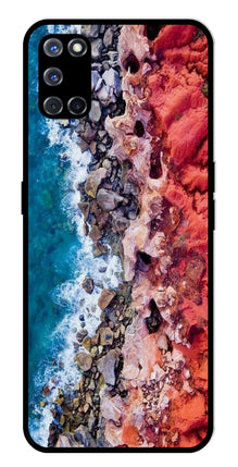 Sea Shore Metal Mobile Case for Oppo A52