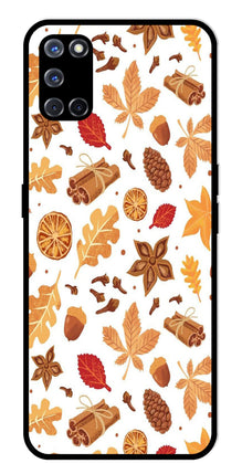 Autumn Leaf Metal Mobile Case for Oppo A52