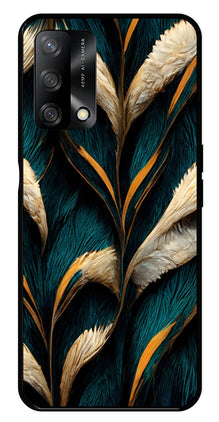 Feathers Metal Mobile Case for Oppo A54 5G