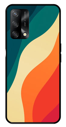 Muted Rainbow Metal Mobile Case for Oppo A74 5G